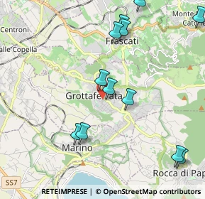 Mappa Via Sentiero Rose, 00046 Grottaferrata RM, Italia (2.46333)