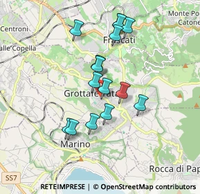 Mappa Via Sentiero Rose, 00046 Grottaferrata RM, Italia (1.63667)