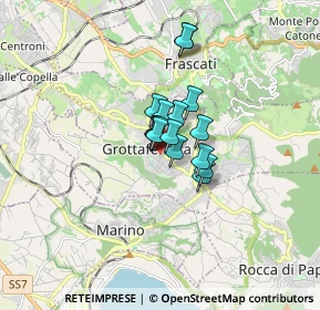 Mappa Via Sentiero Rose, 00046 Grottaferrata RM, Italia (0.8925)