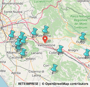 Mappa Via Colle Ventrano, 00038 Valmontone RM, Italia (19.45)