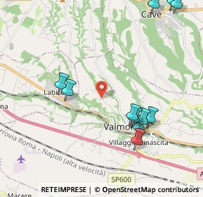 Mappa Colle Ventrano, 00038 Valmontone RM, Italia (2.57727)