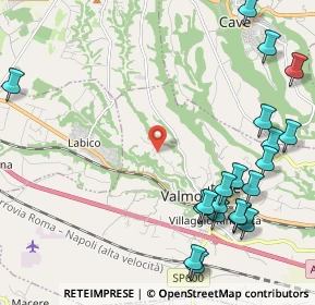 Mappa Colle Ventrano, 00038 Valmontone RM, Italia (2.9775)