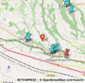 Mappa Via Colle Ventrano, 00038 Valmontone RM, Italia (2.51545)