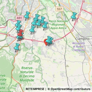 Mappa Via Federico Cassitto, 00134 Castel di Leva RM, Italia (4.65)