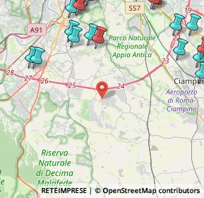 Mappa Via Federico Cassitto, 00134 Castel di Leva RM, Italia (6.995)