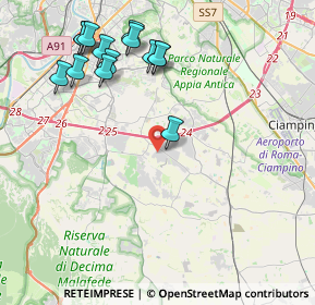 Mappa Via Federico Cassitto, 00134 Castel di Leva RM, Italia (4.91286)