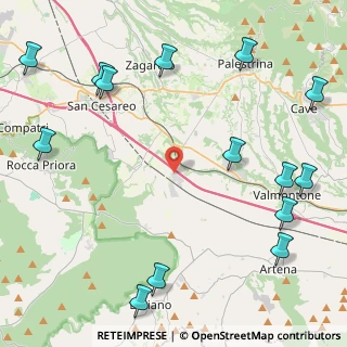 Mappa Strada Seconda, 00030 Labico RM, Italia (6.46071)