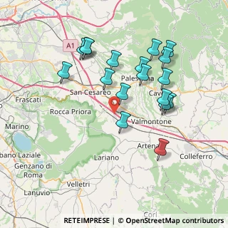 Mappa Strada Seconda, 00030 Labico RM, Italia (7.90111)