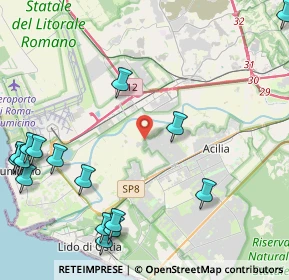 Mappa Via Giovanni Spano, 00119 Roma RM, Italia (6.42941)