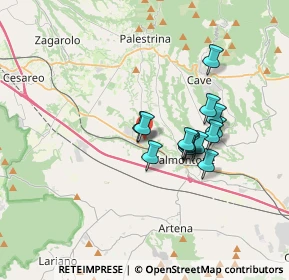 Mappa Via Giuseppe Verdi, 00030 Labico RM, Italia (2.83357)