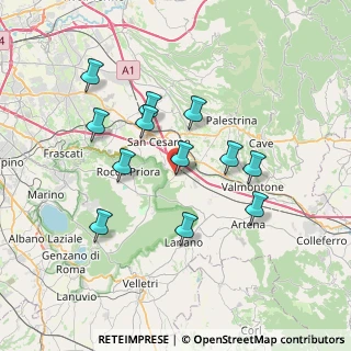 Mappa Via Sabotino, 00036 Carchitti RM, Italia (7.07333)