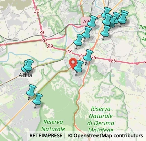 Mappa Via Vincenzo Scamozzi, 00128 Roma RM, Italia (5.04118)