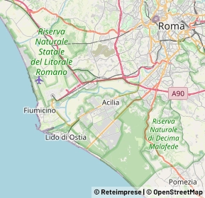 Mappa 00126 Roma RM, Italia (10.6485)