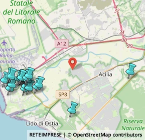 Mappa Via Recoaro Terme, 00119 Roma RM, Italia (6.3655)