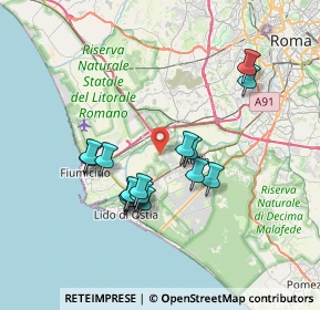 Mappa Via Recoaro Terme, 00119 Roma RM, Italia (6.7775)