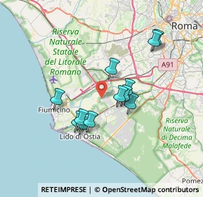 Mappa Via Recoaro Terme, 00119 Roma RM, Italia (6.25917)