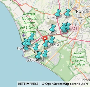 Mappa Via Recoaro Terme, 00119 Roma RM, Italia (6.77824)