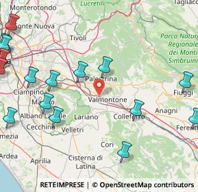 Mappa Via Leonardo da Vinci, 00030 Labico RM, Italia (25.75)