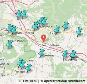 Mappa Via Leonardo da Vinci, 00030 Labico RM, Italia (10.432)