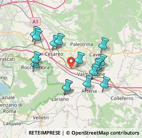 Mappa Via Fontana Marchetta, 00030 Labico RM, Italia (6.89625)