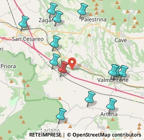 Mappa Via Fontana Marchetta, 00030 Labico RM, Italia (4.95231)