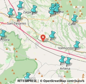 Mappa Via Fontana Marchetta, 00030 Labico RM, Italia (6.168)