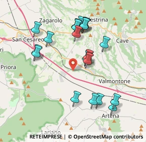 Mappa Via Fontana Marchetta, 00030 Labico RM, Italia (4.1275)