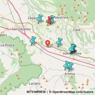 Mappa Via Fontana Marchetta, 00030 Labico RM, Italia (4.44091)