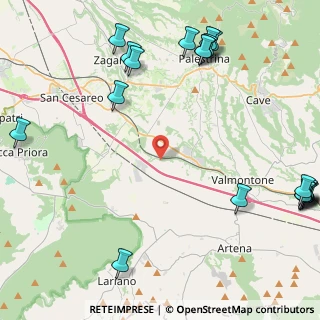 Mappa Via Fontana Marchetta, 00030 Labico RM, Italia (6.8465)