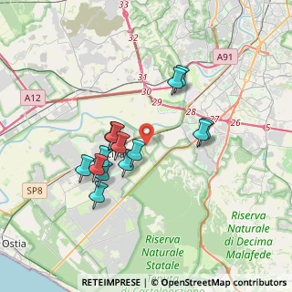 Mappa Via Giuditta Rissone, 00125 Roma RM, Italia (3.29)
