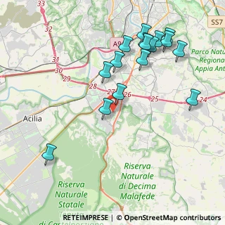 Mappa Viale dei Caduti Nella Guerra di Liberazione, 00128 Spinaceto RM, Italia (4.73563)