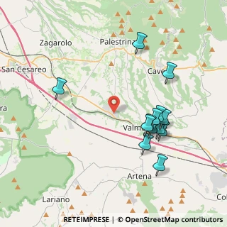 Mappa Via Santa Maria, 00030 Labico RM, Italia (4.13385)