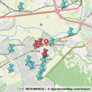 Mappa Via di Ponte Ladrone, 00125 Roma RM, Italia (2.49733)