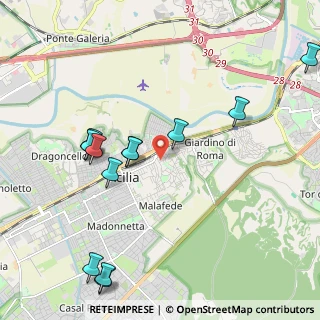 Mappa Via Francesco Flamini, 00125 Roma RM, Italia (2.46923)