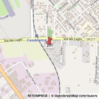 Mappa Via Rocco Girasole, 1, 00043 Ciampino, Roma (Lazio)