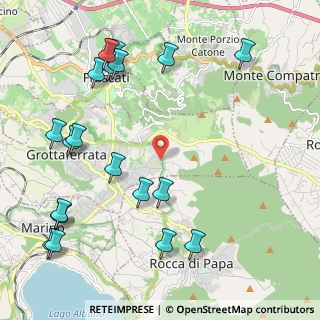 Mappa Via di Rocca di Papa, 00046 Grottaferrata RM, Italia (2.8645)