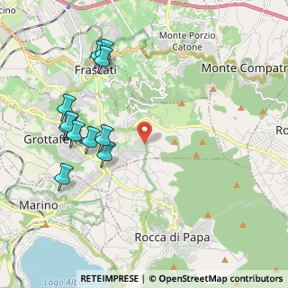 Mappa Via di Rocca di Papa, 00046 Grottaferrata RM, Italia (2.38727)