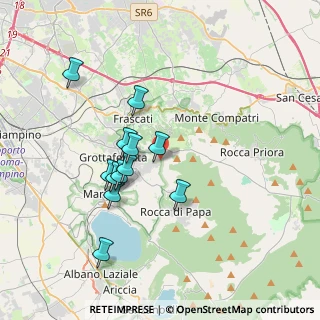 Mappa Via di Rocca di Papa, 00046 Grottaferrata RM, Italia (3.42)