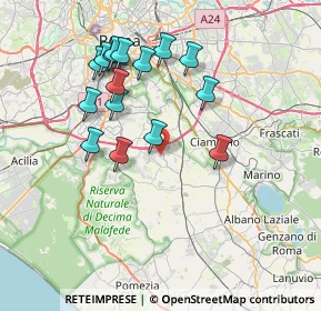 Mappa Via Don Umberto Terenzi, 00134 Roma RM, Italia (7.695)
