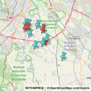Mappa Via Don Umberto Terenzi, 00134 Roma RM, Italia (3.4225)