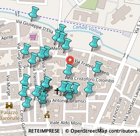 Mappa Via Cristoforo Colombo, 71011 Apricena FG, Italia (0.12857)