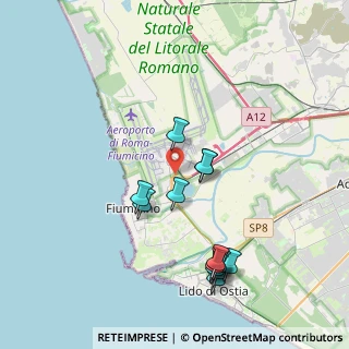 Mappa Via Alessandro Guidoni, 00054 Fiumicino RM, Italia (4.22923)