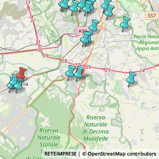 Mappa Via Raffaele Aversa, 00128 Roma RM, Italia (6.3515)