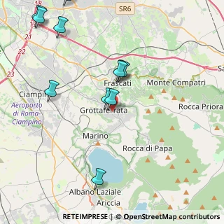 Mappa 00046 Grottaferrata RM, Italia (5.01818)