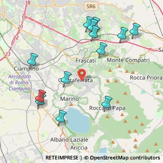 Mappa 00046 Grottaferrata RM, Italia (5.13538)
