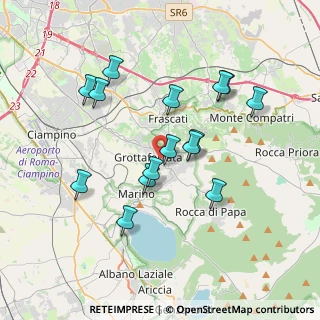 Mappa 00046 Grottaferrata RM, Italia (3.64467)