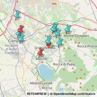 Mappa 00046 Grottaferrata RM, Italia (3.94818)
