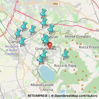 Mappa 00046 Grottaferrata RM, Italia (3.87667)
