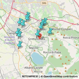 Mappa 00046 Grottaferrata RM, Italia (3.99167)