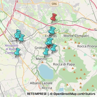 Mappa 00046 Grottaferrata RM, Italia (3.41727)